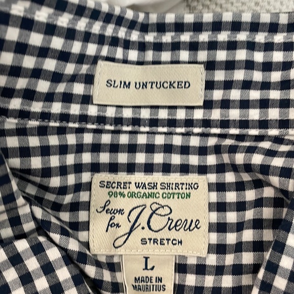 J.Crew mens button down shirt Size large NWT - Picture 4 of 4